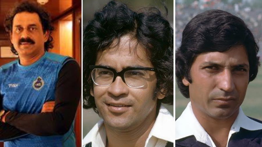 L-R: Bhaskar Pillai, Gopal Bose and Surinder Amarnath