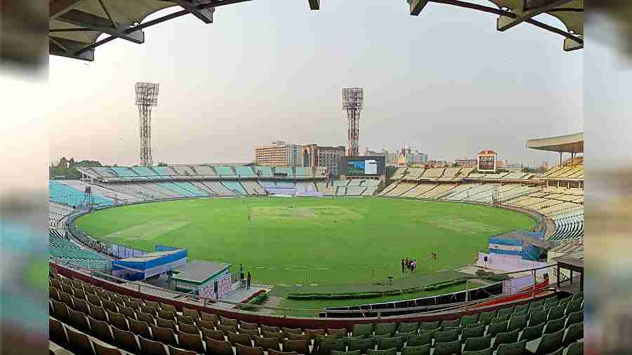 Eden Gardens on Wednesday. 