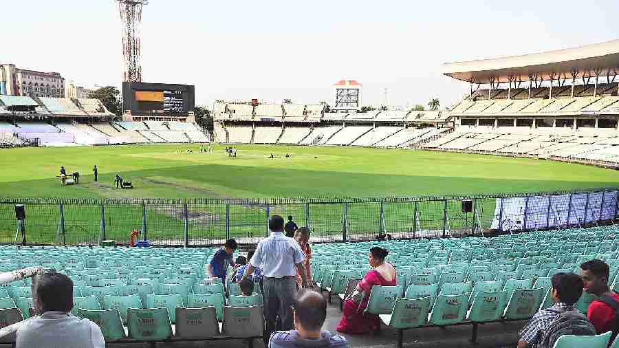 A view from the stands