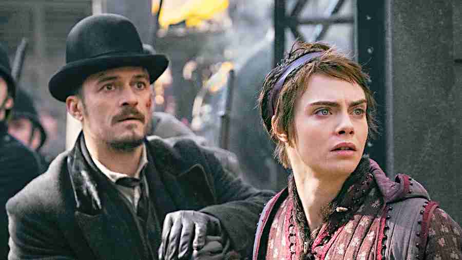 Actors Orlando Bloom and Cara Delevingne speaks about their fantasy ...