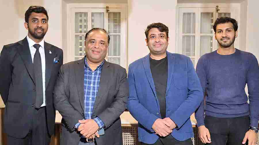 Sparsh Agarwal, co-founder, Dorje Teas; Vishnu Sureka and Vishal Sureka, co-founders, The Bhawanipur House; Ishaan Kanoria, cofounder, Dorje Teas