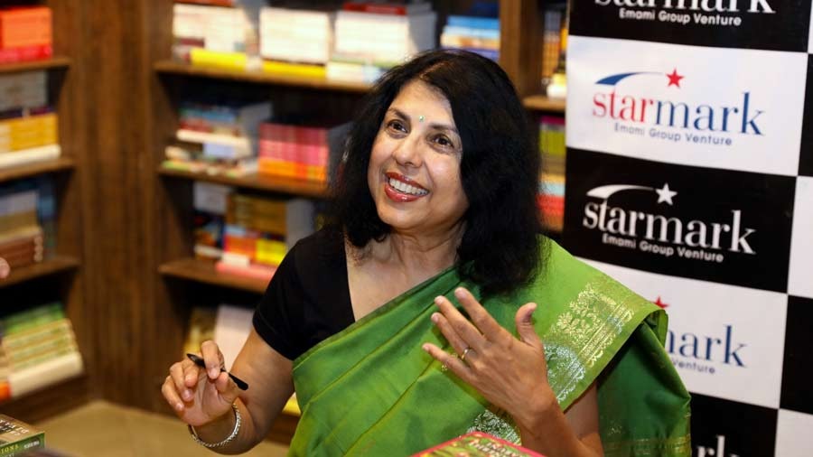 Divakaruni was in Kolkata recently to talk about her latest fiction novel 'Independence' published by Harper Collins India
