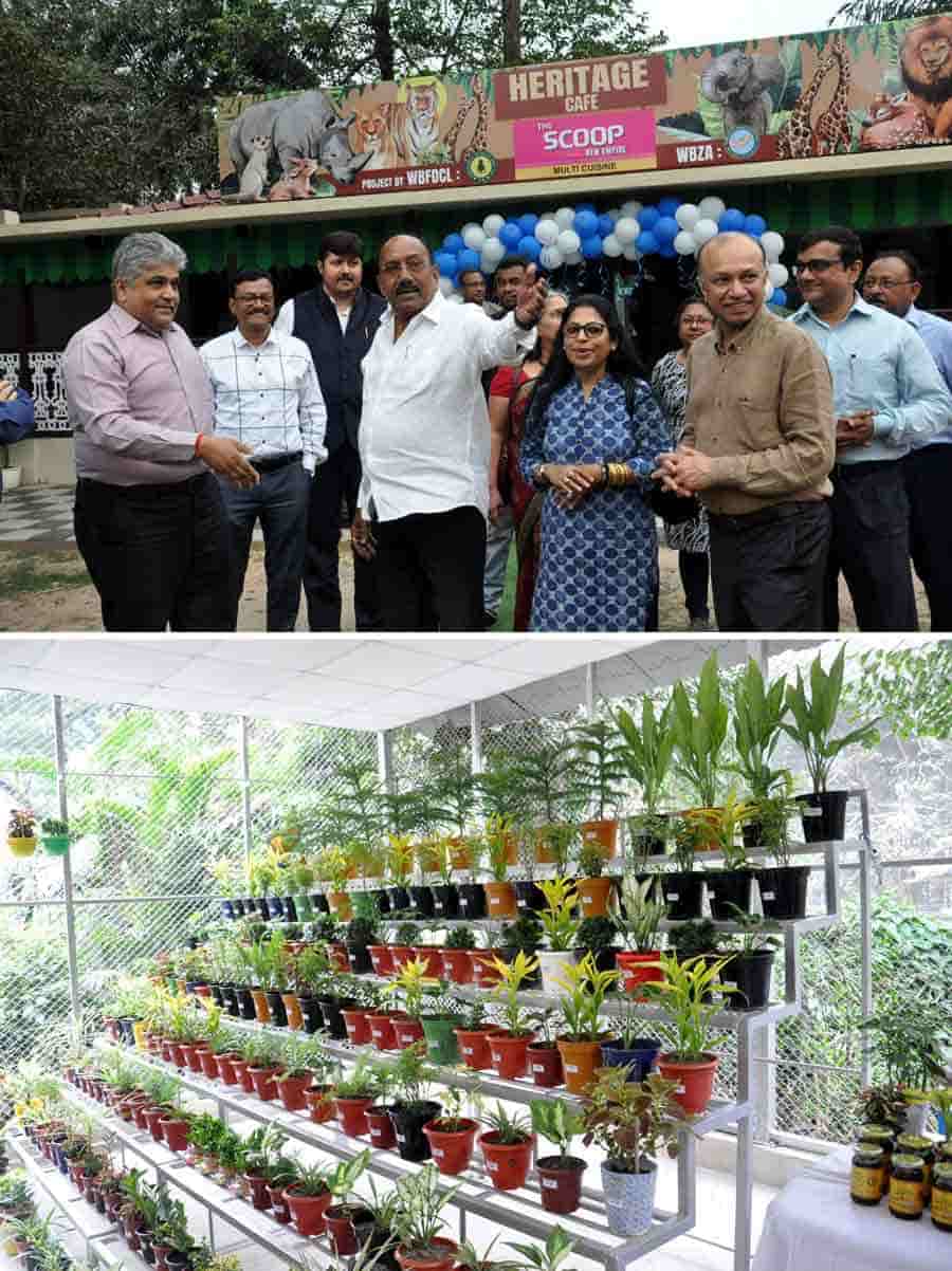 Heritage Cafe by Scoop Restaurant and Forest Nursery inaugurated at Alipore zoo on Friday  
