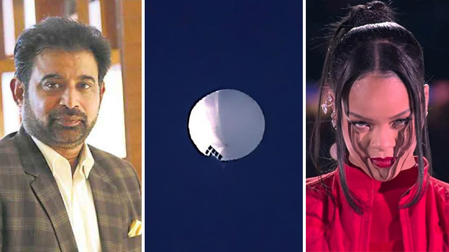 (L-R) Chetan Sharma, Chinese spy balloons and Rihanna are among the newsmakers of the week