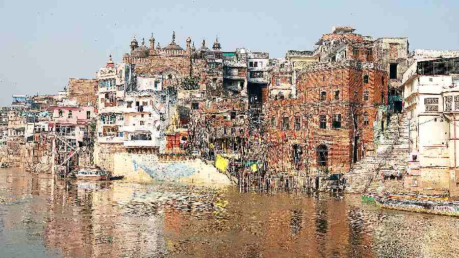 The ghats of Varanasi
