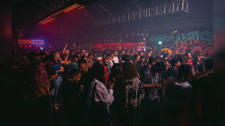 The vibe at the Anti Social stage