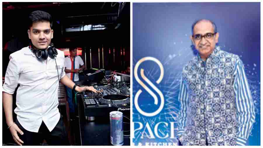 (L-R) The dance floor was on fire as DJ Raunak Agarwal aka SPADE dropped the hottest tracks — Unholy, Maan meri jaan, No Lie, Besharam rang and Calm Down — getting everyone in the groove, Imran Zaki