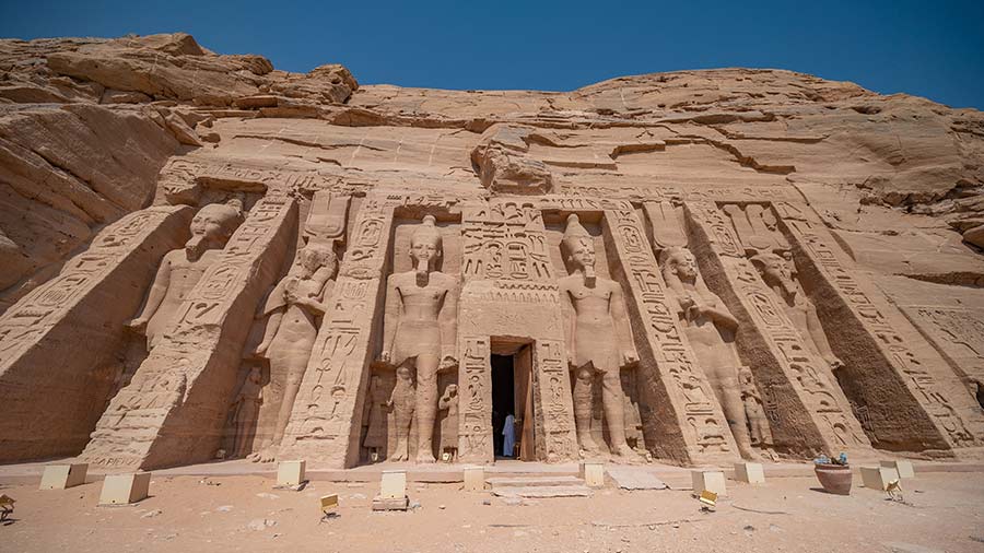 Front face of the Small Temple of Abu Simbel