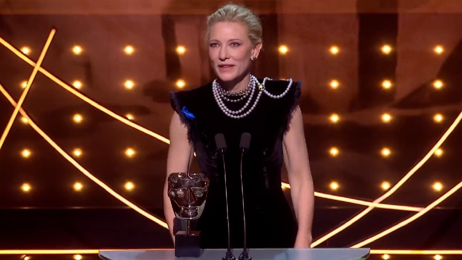 Cate Blanchett won the Best Leading Actress award for her role 'Tár'. 