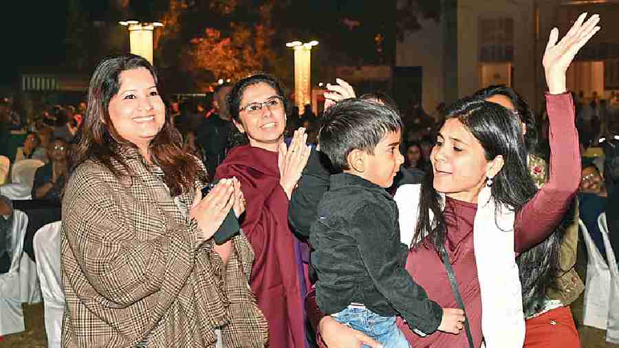 Aryavi Jaipuria was spotted enjoying the concert with his aunt Chandni Jaipuria, who also requested the band members to play Aryavi’s favourite track Leaving Home. “He is really fond of the beats and tabla of the track. He loves Indian Ocean and we are having a great time here,” said Chandni
