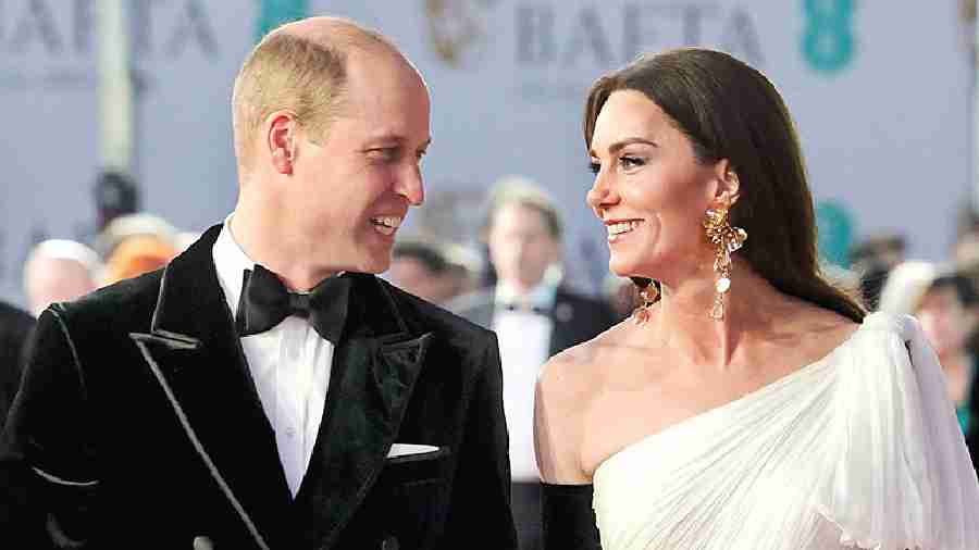 Prince William and Kate Middleton, now the Prince and Princess of Wales, attended the BAFTA awards after a twoyear gap