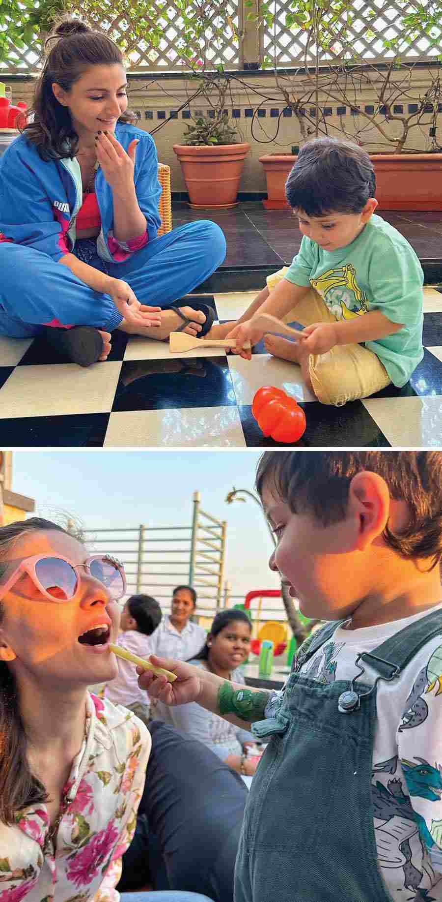 “Here's to making more great music, having the best chats, eating the yummiest food and chillin' like a villain'” — aunt Soha Ali Khan also posted on Instagram.