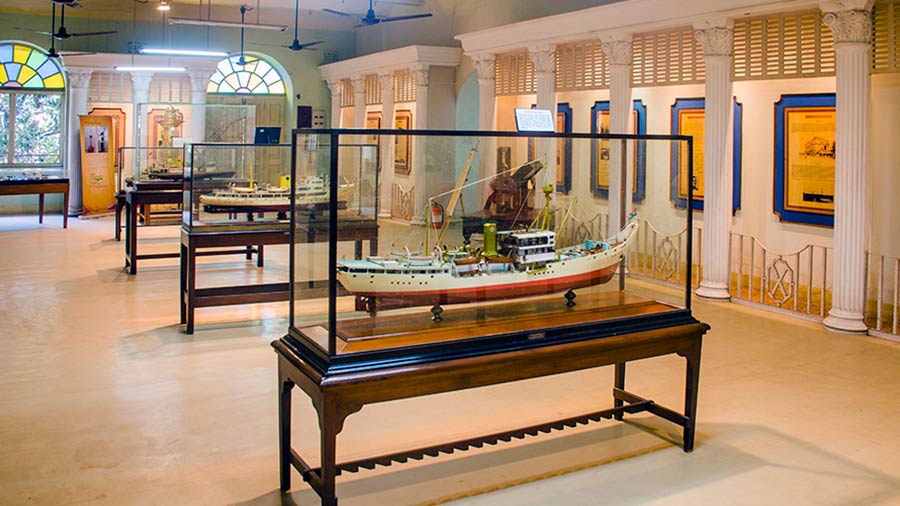 Interiors of the Kolkata Port Trust Maritime Archive and Heritage Centre