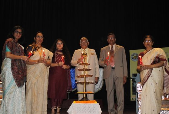 A Blessing Ceremony was organised by South City International School for the students of class XII appearing for the ISC Board Examination, 2023. The most touching time of the ceremony was the introduction of each and every student of the outgoing batch by the respective teachers who all have taught them all these years.