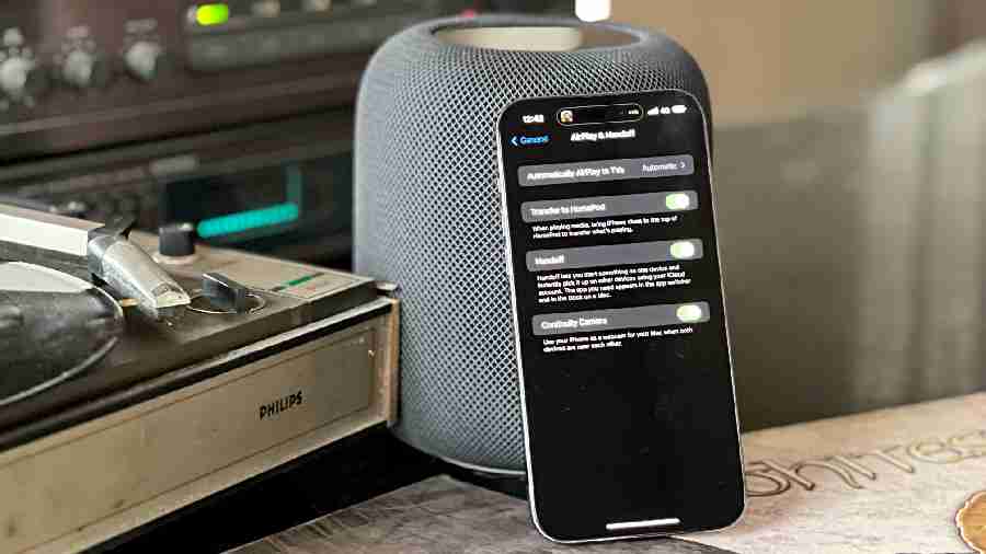 Dive into the HomePod menu after setting up the device