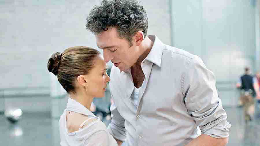Vincent Cassel with Natalie Portman in Black Swan