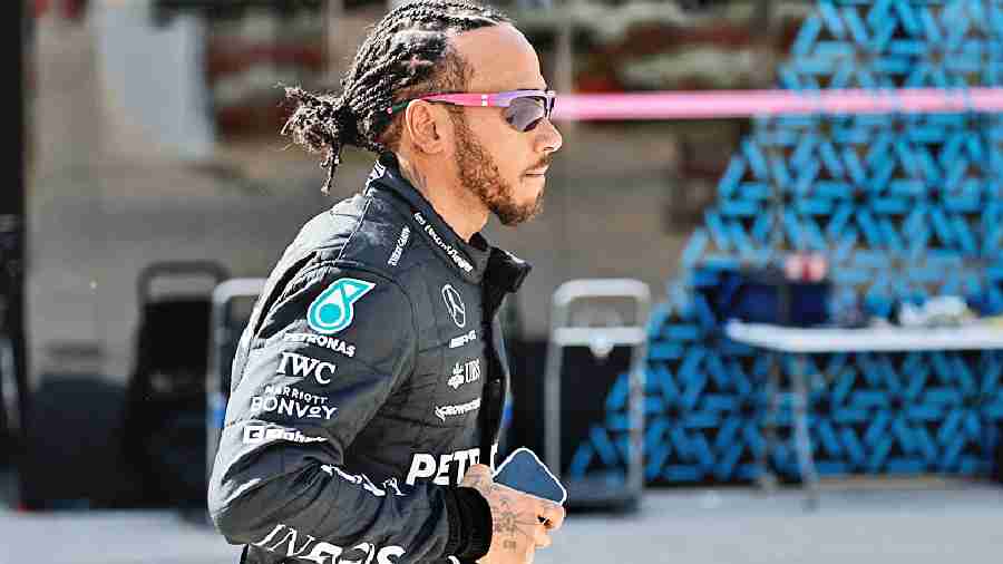 Mercedes AMG Petronas’ Lewis Hamilton has his work cut out