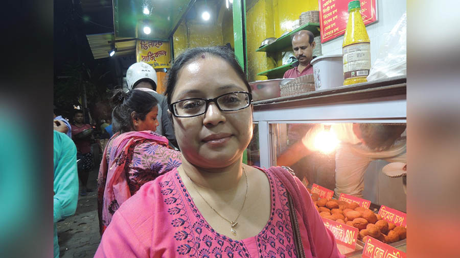 Pooja Sinha, a regular customer at Kalika