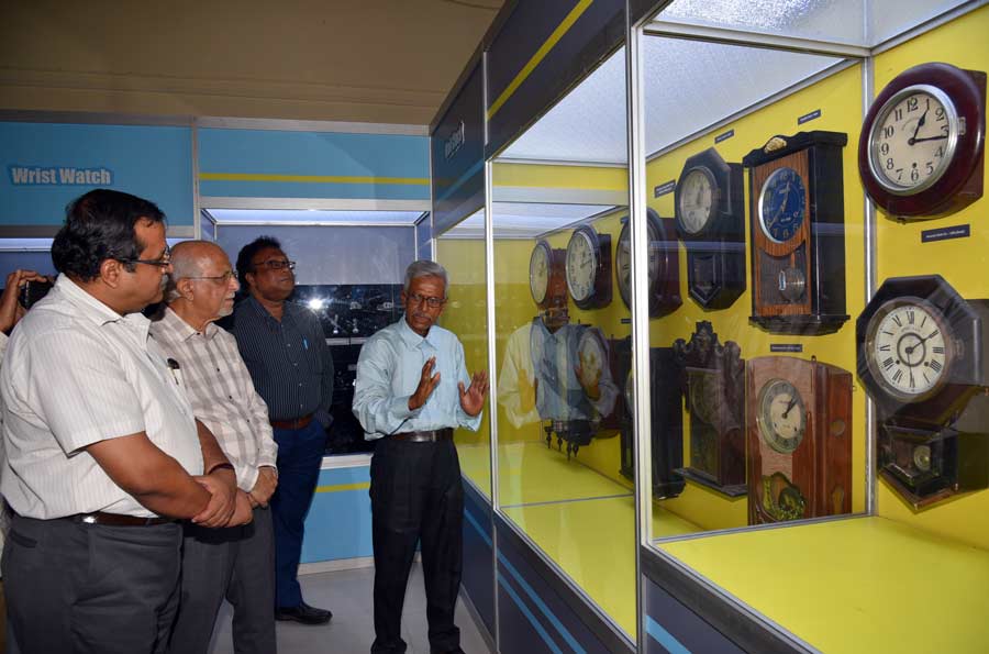 An exhibition on ‘Technological Evolution of time-keeping devices’, which comprises an assembly of clocks from the 1800s from the personal collection of Tapas Kumar Bose, was inaugurated. The exhibition will be open till March 15, 2023