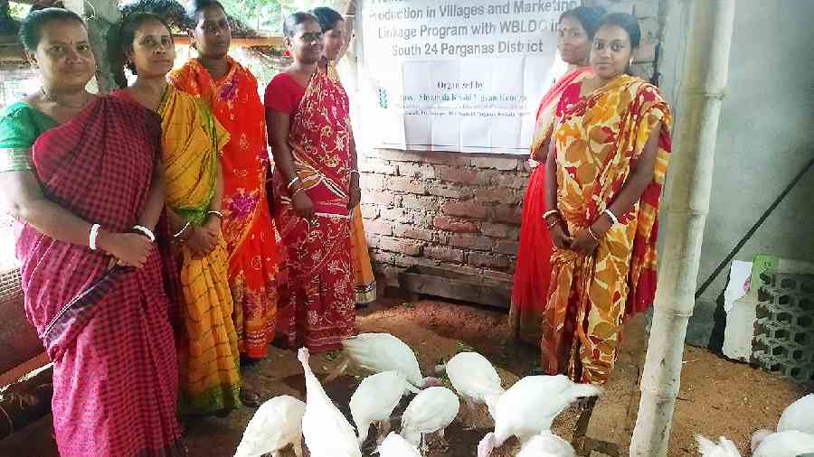 Farmers at an SSKVK workshop.