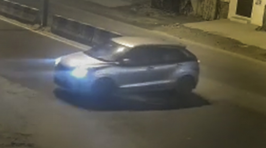Video grab of a car that reportedly hit a woman and dragged her for a few kilometers, in the Sultanpuri area of Delhi
