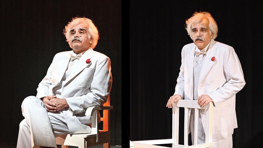 Vinay Sharma enthralled the audience with his portrayal of Mark Twain in Mark Twain: Live in Bombay, a play that offered a satirical perspective on life in the 19th century, both in India and the West, as perceived through the eyes of the celebrated author
