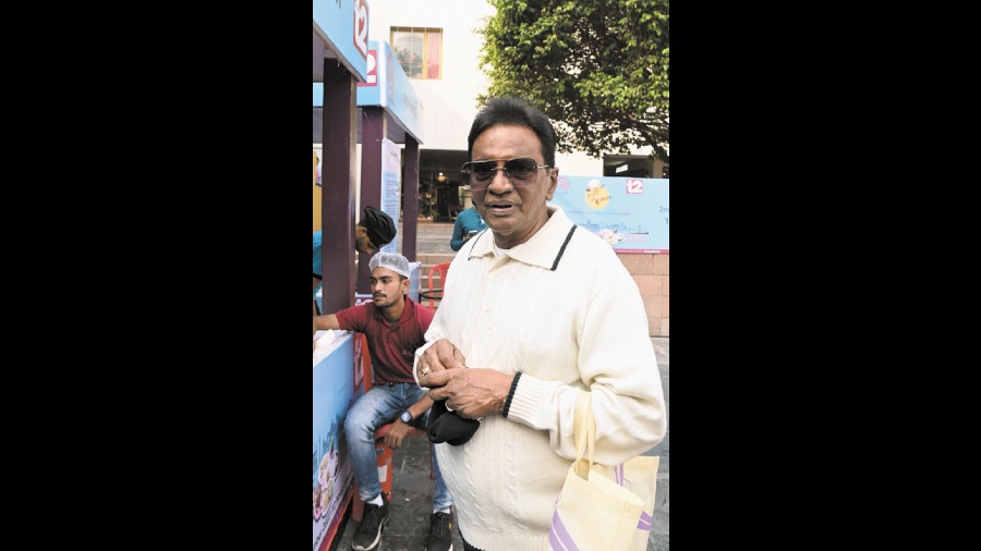 “I did not know about this beforehand, but spotted it while I was here. It looks amazing so I am taking a look around,” said N.K. Saha.