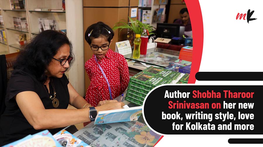 Shobha Tharoor Srinivasan gets candid about her latest book, travels and Kolkata