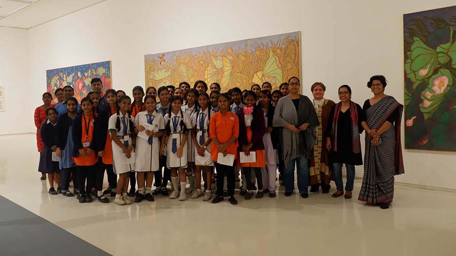 Boichitro — understanding diversity through art,  a session at Jolabhumi Utsav at Emami Art Gallery