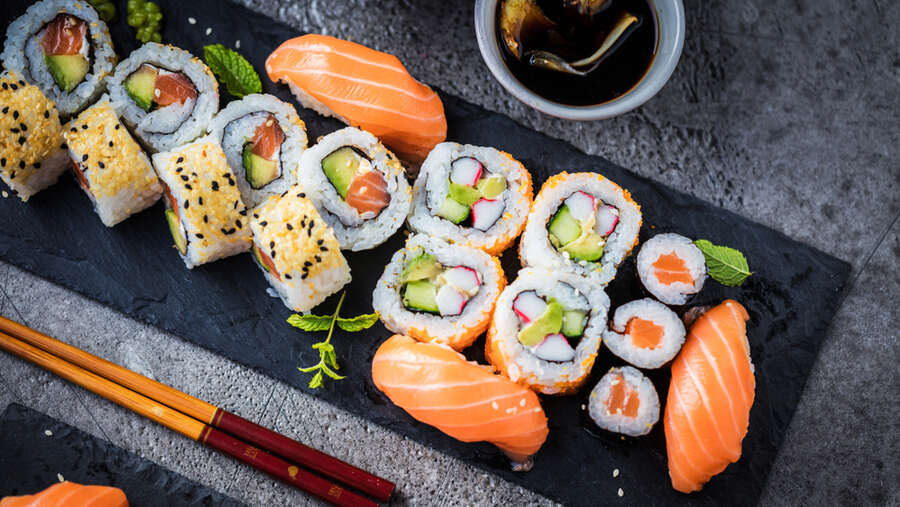Sushi is one of the top ordered food items of 2022