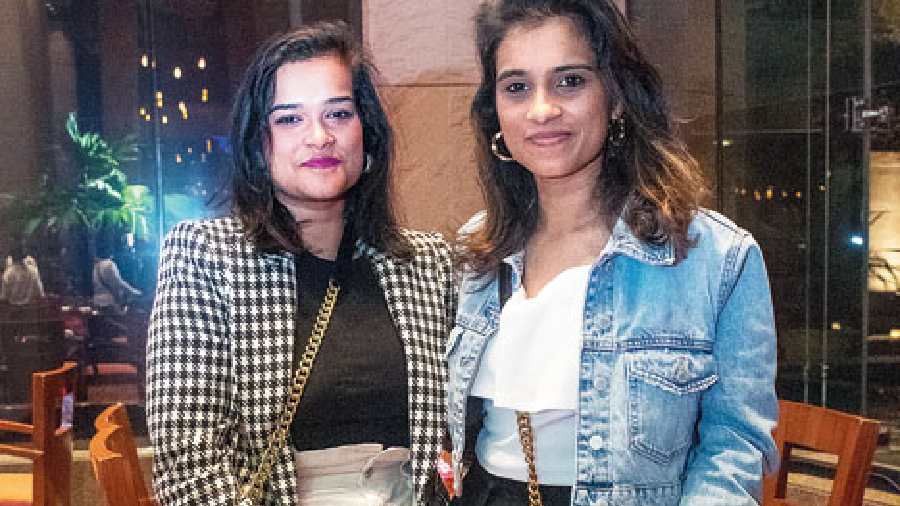 Tripti (left) and Kriti, guests at the Waterside Cafe, enjoyed the live music and food. “The sushi was great, desserts were really good. We also loved the Mediterranean section. This place is amazing with live music and food. It is worth the hype, really enjoying the vibe for midnight,” said the friends.