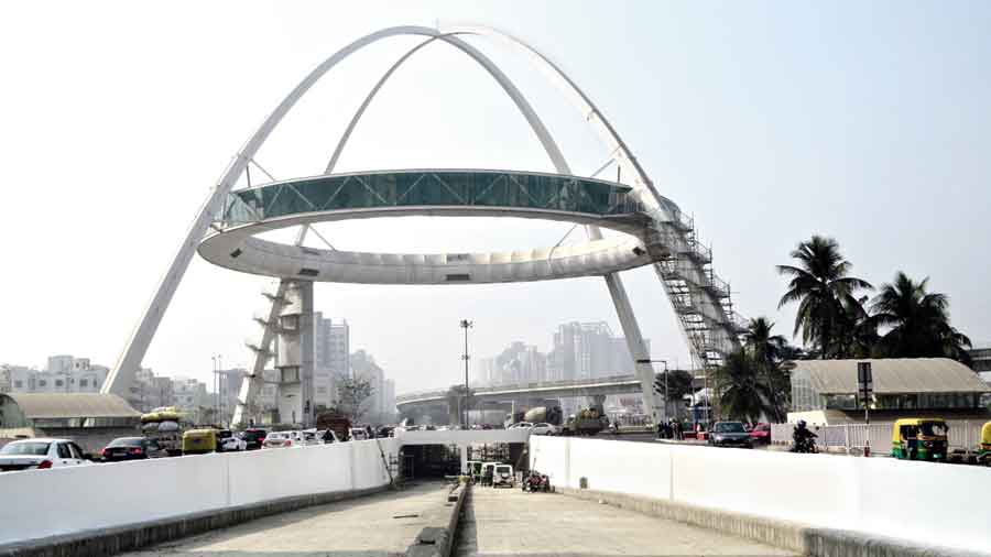 Vehicular underpass at Biswa Bangla Gate