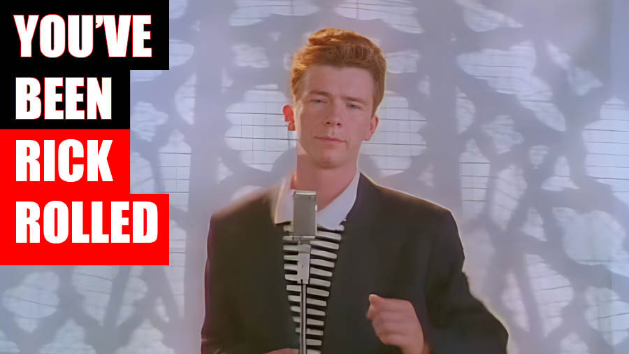 We’re ‘never gonna give up’ the Indian art of ‘Rickrolling’