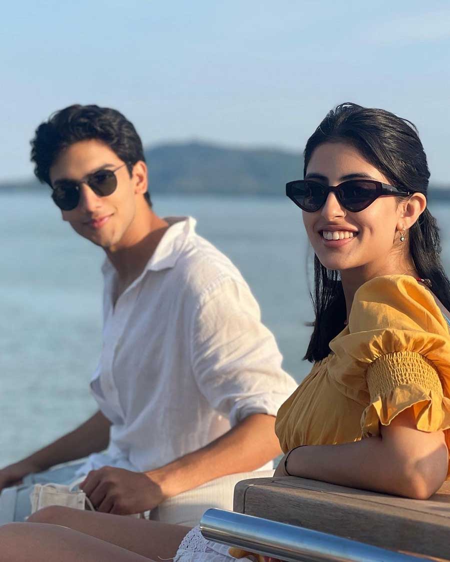 Amitabh Bachchan’s granddaughter Navya Naveli Nanda was also a part of the Thailand vacation gang. 