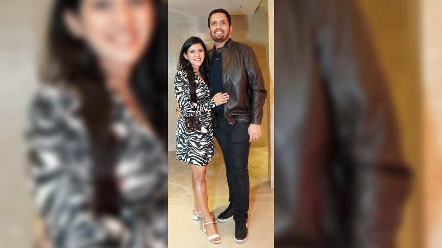 Ankita Sharma and her partner Rajan Sahal were content to spend cosy moments and celebrate their own love story on New Year’s Eve.