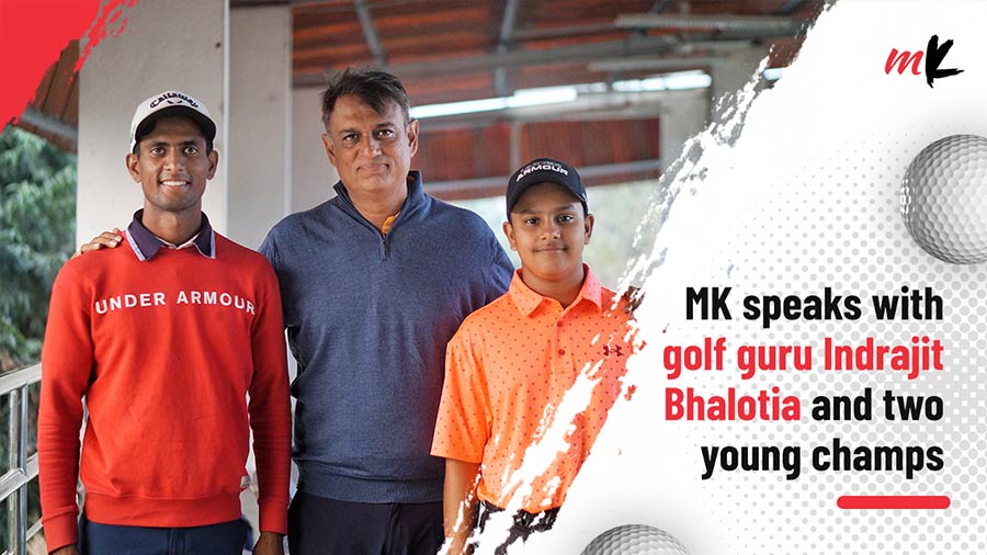 Adda with golf guru Indrajit Bhalotia, and young champs Sandeep Yadav and Anshul Mishra