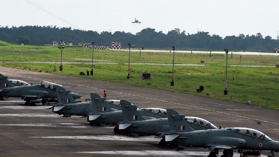 The IAF said on Saturday that its deployment at the exercise will include four Su-30 MKI jets, two C-17 aircraft and one IL-78 plane.