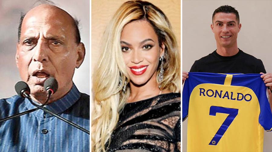 Rajnath Singh, Beyonce and Cristiano Ronaldo are among the newsmakers for the week