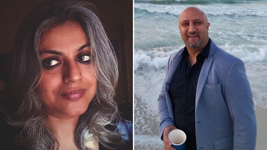 Nilosree Biswas (left) and Irfan Nabi have collaborated on multiple books before, including ones on Varanasi and Kashmir