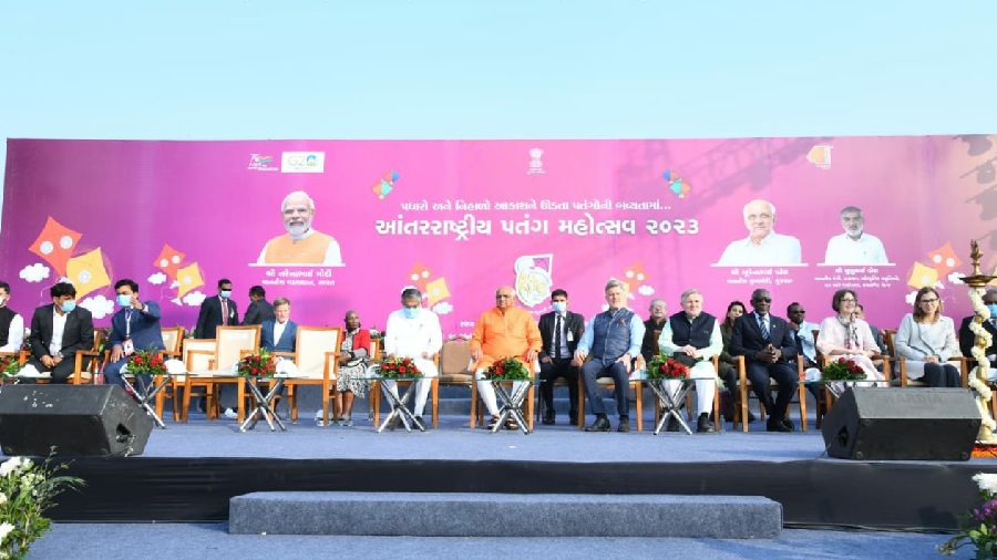 International Kite Festival 2023 | Gujarat Chief Minister Bhupendra ...