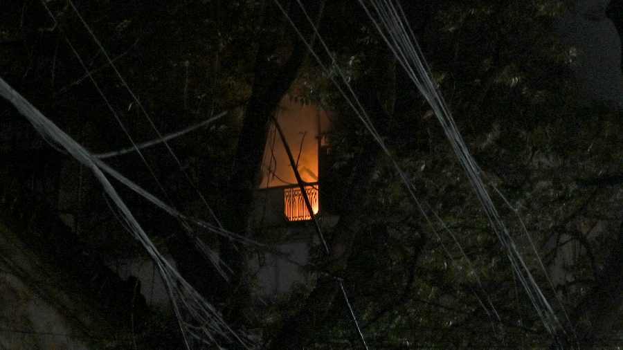 The fire in the five-storey building in Mangoe Lane on Sunday evening