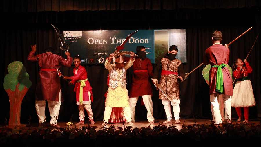 A performance during an event at Turning Point