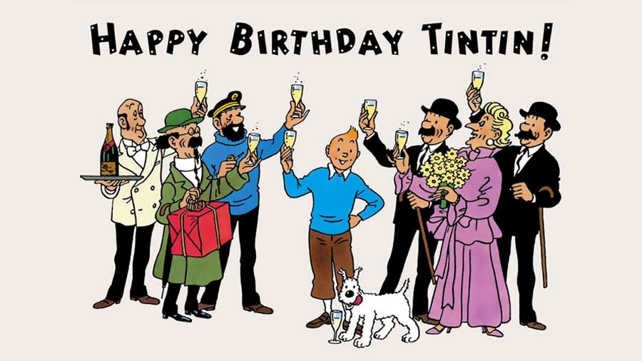 Billions of blistering blue barnacles: Happy birthday Tintin!