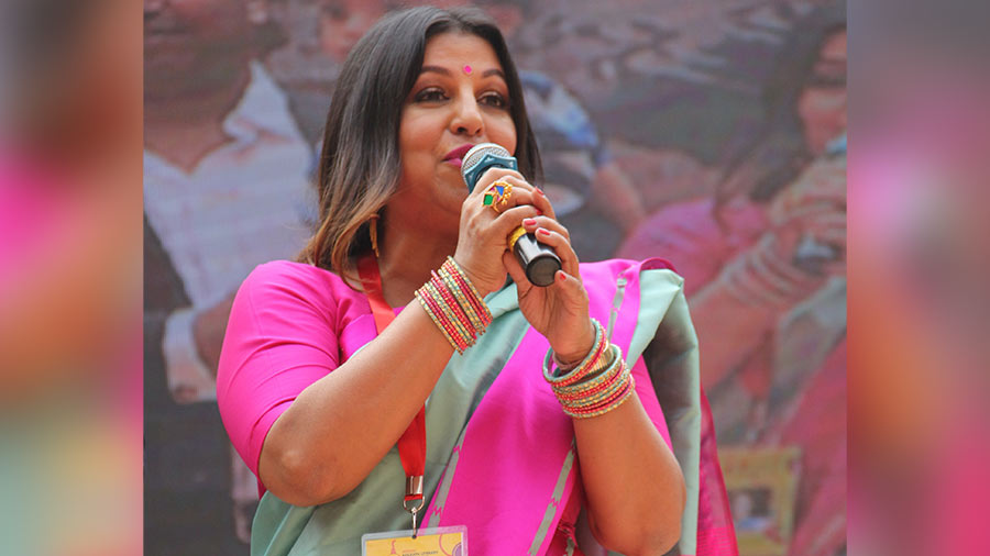 Priti Paul, the director of the Apeejay Surrendra Group and founder-director of AKLF and an author herself