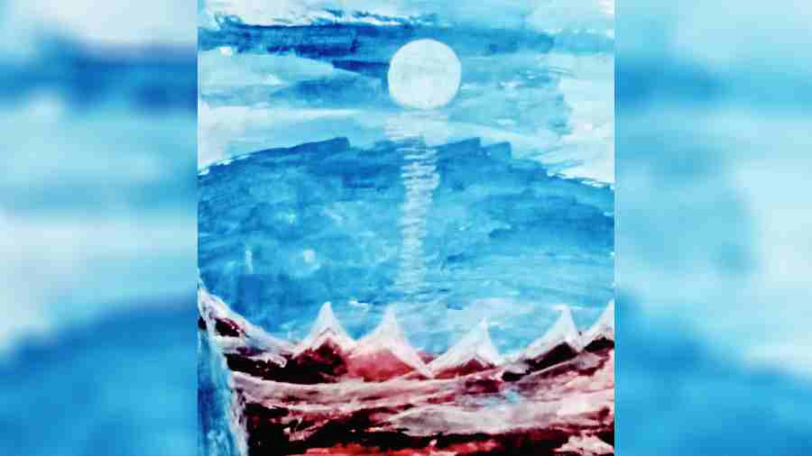 Nandini Dey, 8 years, Uniworld City,  New Town