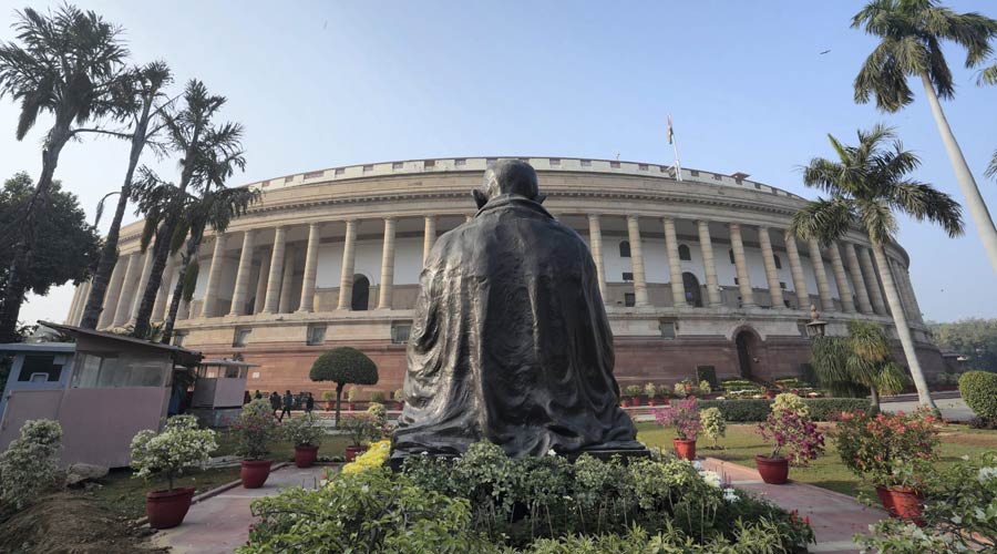 ded. In the Lok Sabha, the Opposition members rushed into the Well of the House and raised slogans against the government as Speaker Om Birla disallowed their adjournment motion notices, seeking suspension of business of the day to discuss the Adani situation