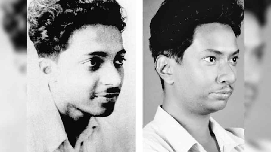 Korak Samanta as young Mrinal Sen