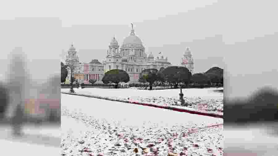 asked Dall-E 2: ‘How will Calcutta look if it snows? The answer arrived within seconds.
