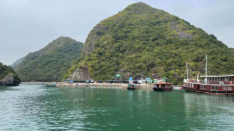 If you’re on a two-day cruise, you might get a stop at Cat Ba Island, which is home to a number of fisherman villages. The view from the island is breathtaking and the waters seem to shine clearer every minute