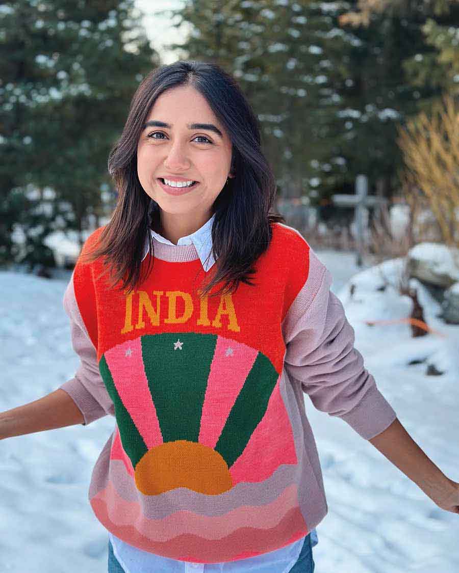 Prajakta Koli represents India in the World Economic Forum delegation in Davos, Switzerland
